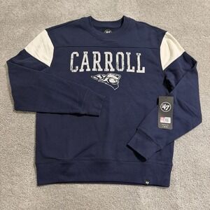 '47 Brand Carroll College Pioneers Sweatshirt Mens M Navy Blue Pullover Crewneck